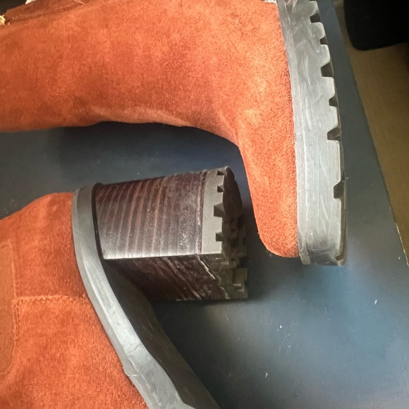 Franco Sarto Trent Lug Sole Heeled Chelsea Boots - Picture 10 of 11